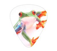 Red Eyed Monkey Tree Frog Printed Guitar Picks Personalized Guitar Plectrums 12 Pcs For Acoustic Guitar Electric Guitar And Bass Bulk Guitar Pick One Size