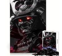 Red Eyed Samurai 1000 Piece Jigsaw Puzzles for Teenagers Jigsaw Smart Toy Indoor Play Accurate Cut (50x75cm)