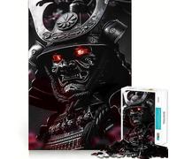 Red Eyed Samurai 1000 Pieces Jigsaw Puzzles for Teenagers Memory Upgrade Casual Relax Sharp Cut Art Display (38x52cm)