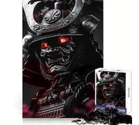Red Eyed Samurai 1000 Pieces Jigsaws Adults Puzzles Brain Workout Toy Soft Relax Image Assembly Lovely Present (38x26cm)