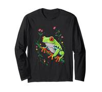 Red-Eyed Tree Frog Lover Frogs American Frog Red Eye Frog Long Sleeve T-Shirt