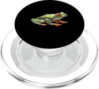 Red Eyed Tree Frog Rainforest Amphibian Green Body Tree Frog PopSockets PopGrip for MagSafe
