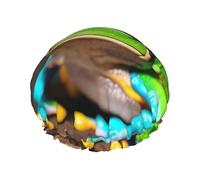 Red Eyes Tree Frogs Print Shower Cap Lightweight Hat Suitable For Women With Long Hair Soft Shower Hat