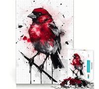 Red Factor Canary Jigsaw Puzzle for Adults 1000 Pieces Mind Puzzle Calm Pastime Image Assembly Lovely Present (38x52cm)