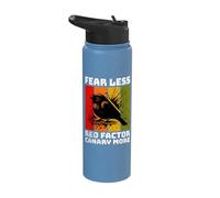 Red Factor Canary Retro Red Factor Canary Stainless Steel Insulated Water Bottle