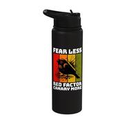 Red Factor Canary Retro Red Factor Canary Stainless Steel Insulated Water Bottle