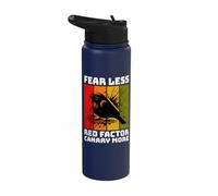 Red Factor Canary Retro Red Factor Canary Stainless Steel Insulated Water Bottle