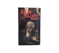 Red Fairy Tarot Fortune Telling Board Game Cards Divination Tools Party Playing Fate Divination English Version Red Fairy Tarot