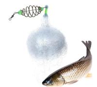 Red Fang Polyester Material, Sticky & Sturdy | Overload Fish Casting Net for Men, Kayaksteg Hand Use, Drop Mesh for Water Levels, Stitches 8-