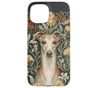 Red Fawn Italian Greyhound Cottage Garden Floral Case for iPhone 15