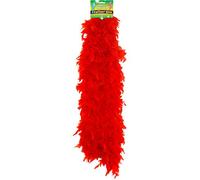 RED FEATHER BOA 150CM