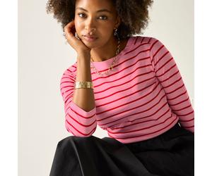 Red female 24 Regatta Women's Bayletta II 3/4 Sleeve Top Red, Size: 24