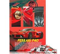 Red Ferrari F40 1000 Pieces Puzzles for Adults, Jigsaw Puzzles 1000 Pieces, DIY Puzzle Toy As Birthday Gifts 1000pcs (75x50cm)