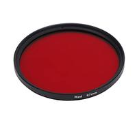 Red Filter, Enhances Red Tones, CNC Aluminum Frame, Nano Coating, 67mm, 62mm, 58mm, 55mm, 52mm with Strong Compatibility, for Camera Lens (67mm)