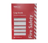 Red Fire Safety Log Book - Firechief