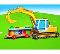 Red Fire Truck, Racing Car, Monster Truck and Cute Car