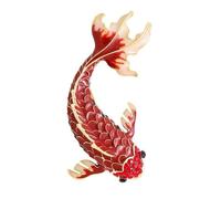 Red Fish Brooch Party Badge Alloy for Fashion Enthusiasts and Accessory Enthusiasts to Enhance the Look of Women Fashion Brooches