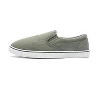 Red Fish Bryce Mens Khaki Slip On Canvas - Size 8 UK - Green