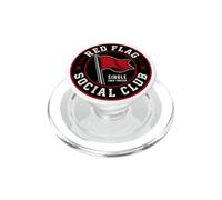 Red Flag Social Club - Funny Dating Culture Meme GenZ Single PopSockets PopGrip for MagSafe