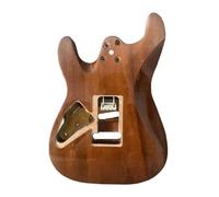 Red Flamed Maple SSS Pickups For ST Guitar Body Unfinised Wooden Binding Solid Redwood DIY Replacement Parts