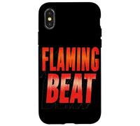 Red Flaming Beat Costume for a Burning Look Case for iPhone X/XS
