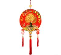 Red Flannel Lucky Tree Ornament Electric Motion Vietnamese Style