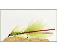 Red Flash Damsel, Olive Red, Size 10 Unweighted, Choose Quantity Required (12)