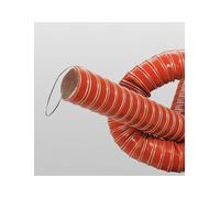 Red Flexible Duct Hosing,Exhaust Fan Vent Pipe,Silicone Ducting Hose,Industrial Fumes Ventilation Duct,Heat Resistant Air Duct Hose(D 51mm)