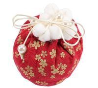 Red Floral Cloth Hot Water Bottle Cover for Cold Winter Use | Refillable, No Need to Remove the Cover, Living Room Use, Portable Hand Belly Warmer Accessory
