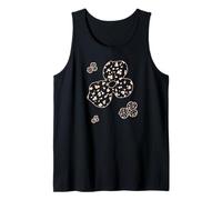Red Floral Ditsy Pattern - Cute Minimal Flower Print Tank Top