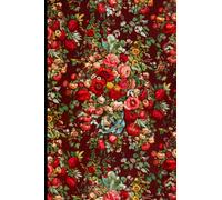 Red Floral Flowers Cute Composition Notebook: Red Floral Flowers Notebook | 6 x 9 Paperback 120 Lined Pages | Cute Floral Composition Notebook for ... Flower Lovers | For Writing and Journaling