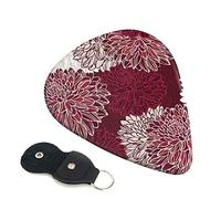 Red Flower Printed Guitar pick Guitar Plectrums for Acoustic Guitar Electric Guitar Bass Guitar - Guitar Accessories - 6 Pack 0.96mm