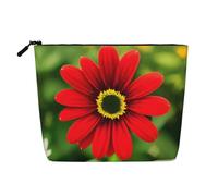 Red Flower Versatile Travel Toiletry Bag Makeup Bag, Perfect for Daily Use and Business Trips