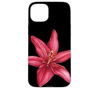 Red Flowers Blooming Tiger Lily Watercolor Floral Lover Case for iPhone 15 Plus