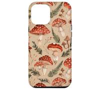 Red Fly Agaric Autumn Mushroom Fungi Nature Pattern Case for iPhone 12 Pro Max