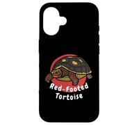 Red-Footed Tortoise Funny Pet Tortoise Turtle Case for iPhone 16