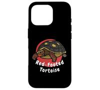 Red-Footed Tortoise Funny Pet Tortoise Turtle Case for iPhone 16 Pro