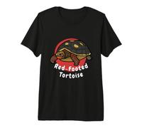Red-Footed Tortoise Funny Pet Tortoise Turtle Premium T-Shirt