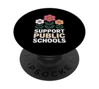 Red for Ed Teacher Support Public Education PopSockets Adhesive PopGrip