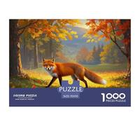 Red Fox 1000 Piece Jigsaw Puzzle For Adults Educational Games Stress Relief Puzzle Cultivate The Spirit of Teamwork for The Whole for Women, Gifts for Men 70x50cm/1000pcs