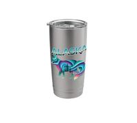 Red Fox Alaska Northern Lights Aurora Borealis Stainless Steel Insulated Tumbler