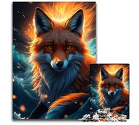 Red Fox Amidst The Waves Jigsaw Puzzles for Adults 1000 Piece Jigsaw Puzzles for Adults Challenging Brain Teaser for Teenagers Family Fun Interactive Game 1000 PCS(38x26cm)