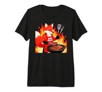 Red Fox Cooking Grill BBQ Funny Gift Red Fox Premium T-Shirt