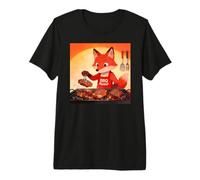 Red Fox Cooking Grill BBQ Funny Gift Red Fox Premium T-Shirt