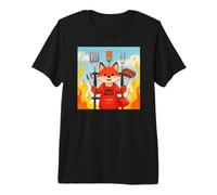 Red Fox Cooking Grill BBQ Funny Gift Red Fox Premium T-Shirt