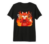 Red Fox Cooking Grill BBQ Funny Gift Red Fox Premium T-Shirt