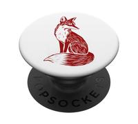 Red Fox: Guardian of Nature PopSockets Adhesive PopGrip