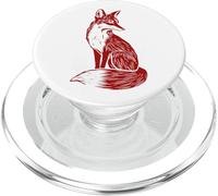 Red Fox: Guardian of Nature PopSockets PopGrip for MagSafe