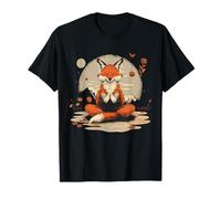 Red Fox Meditation Yoga Zen Buddha Buddhist Spirituality T-Shirt