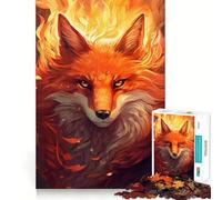 Red Fox Mysterious 1000 Piece Jigsaw Puzzles for Adults Teenagers Solid Logic Toy Quiet Fun Precision Cut Santa Wish Pick (50x75cm)